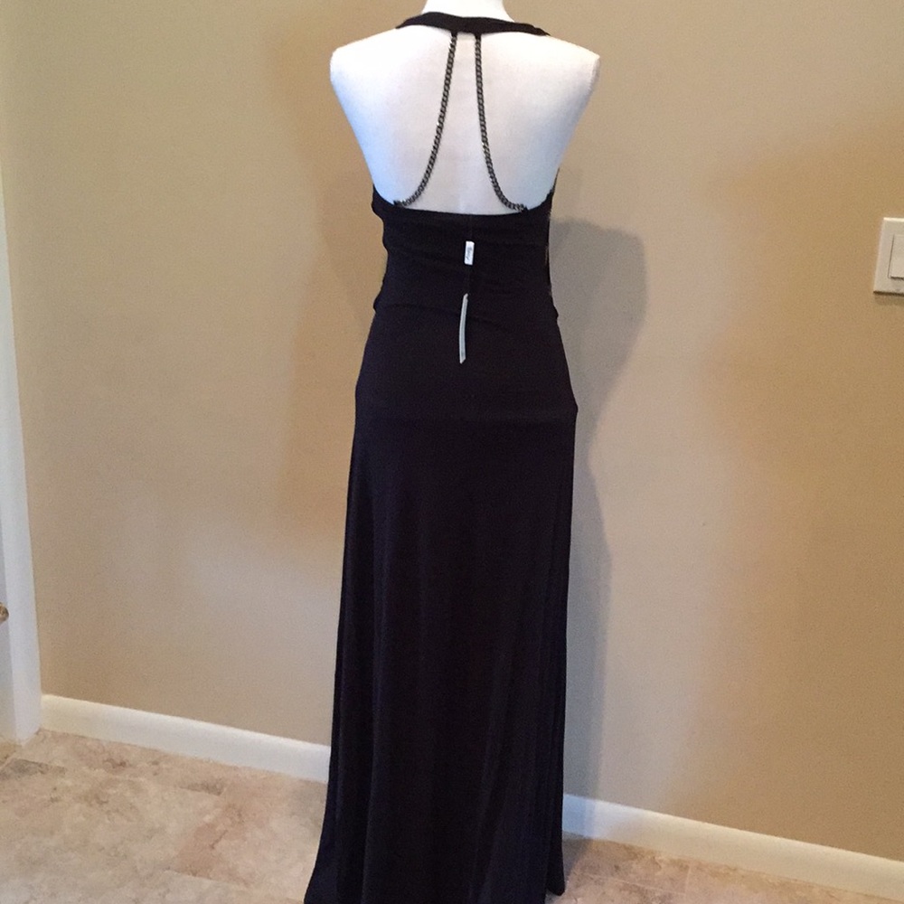 SKY Dress Chain Maxi Halter Open Sides Bodycon NWT - Picture 5 of 8
